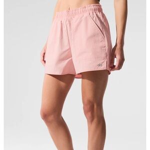 ALO Yoga Women's Light Pink Athletic Shorts